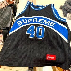 Supreme numb 40 basketball Jersey